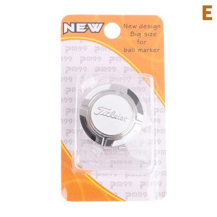 Golfmarkör Magnet Golftillbehör Kepsbricka Clip Accessori E one size E