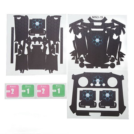 Drone-runko vedenpitävät PVC-tarrat Kaukosäädin Täysi suojakalvo Koristeelliset ihotarrat Mini 3 Pro MN3 15