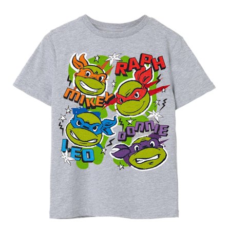 Teenage Mutant Ninja Turtles Barn/Barn Ansikten T-shirt 5-6 år