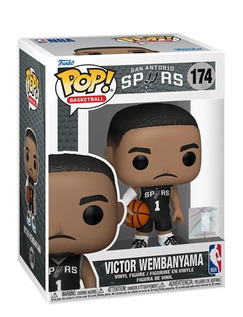 Funko Funko Pop Vinyl Spurs Victor Wembanyama - Black - ONE SIZE