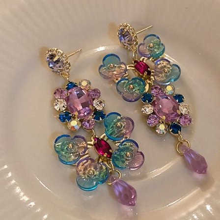 Øredobber for kvinner Ørestifter asymmetriske øredobber