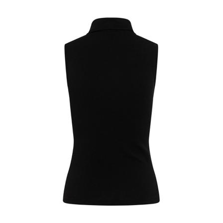 Vince Sleeveless Strik Sort, Dame Slipover