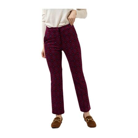Kaos, Straight Trousers Rood, Dames, Maat:S