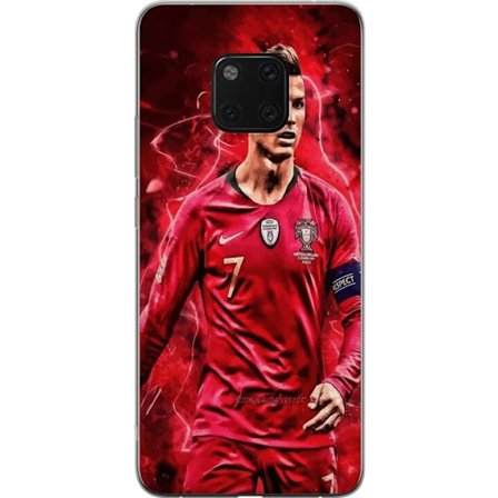 Kompatibelt Mobilskal till Huawei Huawei Mate 20 Pro Ronaldo Skills – CR7 Design för Äkta Supporters