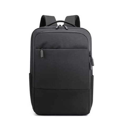 RY-Waterproof Laptop Backpack Large Capacity Business Travel Water Resistant Commuter Backpack Black