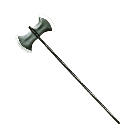 Buttericks Bödelsyxa, dubbelsidig 106 cm Halloween Utklädnad Unisex