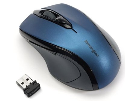 KENSINGTON Mus Pro Fit Mid-Size Wireless blå - Lyreco - Datorprodukter - Kringutrustning - Möss