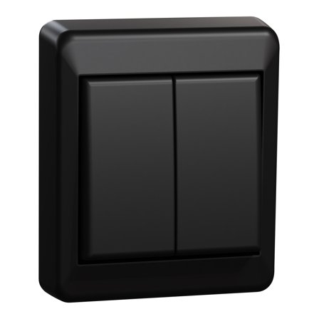 Elko EKO40035 RS Strømbryter svart, Strømbrytere & vegguttak