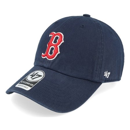 47 Brand - Azul unconstructed Gorra - Boston Red Sox Boston Red Sox Clean Up Navy Dad Cap @ Hatstore