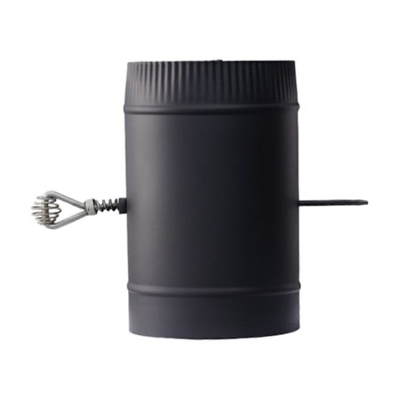 Røykrør med spjeld, tilbakeslagsventil for camping, utendørs peis