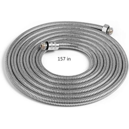 Kampanjer 399 cm Ekstra Lang Dusjslange. Krom Dusjhodeslange i Rustfritt OGO