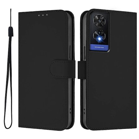 Yksivärinen PU-kotelo TCL 505 [DB]:lle