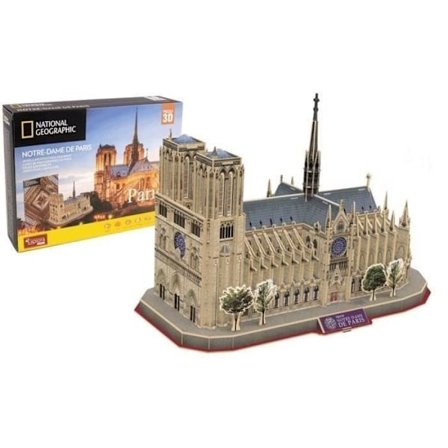 3D-pussel - Notre Dame De Paris - Byggspel - EXPLORA - 128 bitar - från 8 år och uppåt