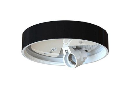 Ifö Electric 55752-000-16 Sockel rak, E27, IP44 Svart, Belysning