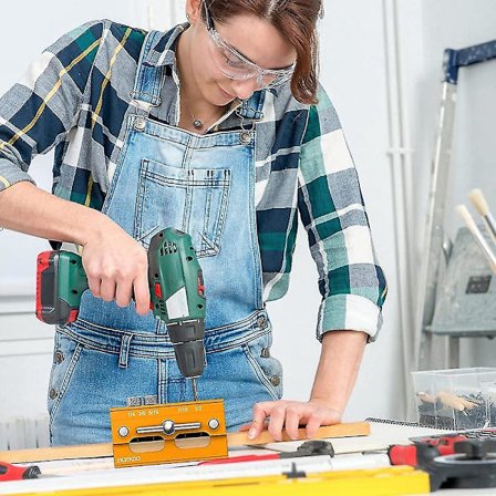 Självcentrerande Dübeljiggsats, Borrjigg för Föreningsset, Justerbar Bredd Borrguideverktyg Acc