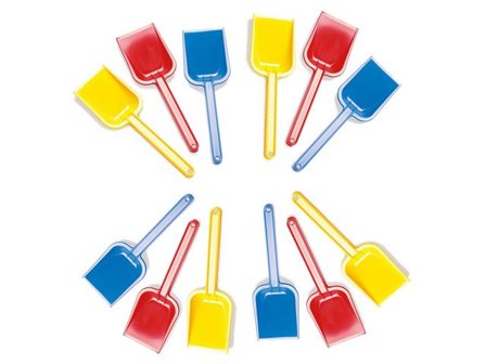 DANTOY Spade 18cm 12/fp - Lyreco - Skola och förskola - Lekmaterial - Sandlek och vattenlek