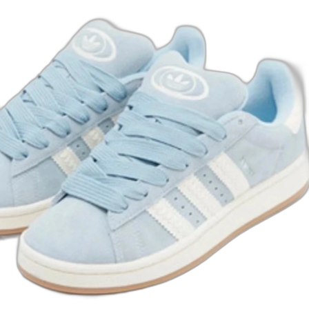 Adidas Campus ljusblå sneakers mocka