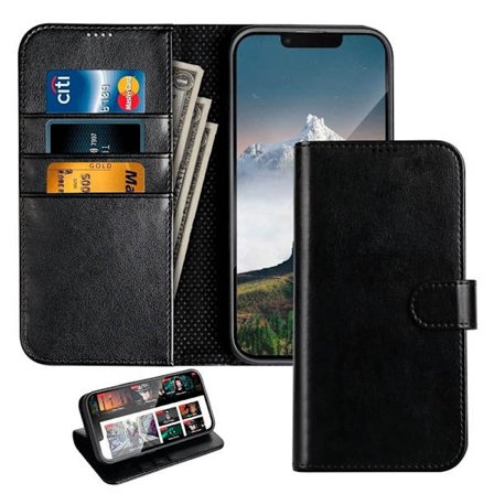 Motorola Moto E15 / Moto G05 - Book Case Fodral Mobilplånbok Svart