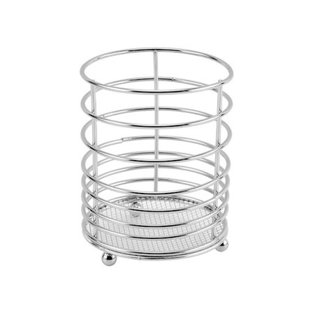 Metalbelagt smedejerns opbevaringskurv, opbevaringsramme