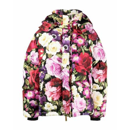 Blumarine Padded Jakke with print Pink, Dame