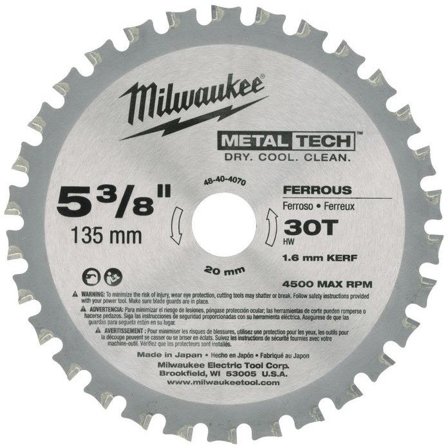 Milwaukee 48404070 Sågklinga 135x20mm, 30T, Maskintillbehör & förbrukning