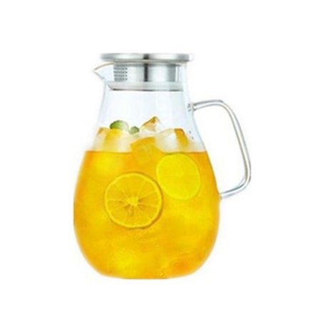 Glass Vannkanne Kaldt Vannkoker Te Kanne Kreativitet Glass Vannkanne Med Tretrekk 1500ml H