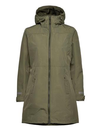 W Lisburn Raincoat Outerwear Rainwear Rain Coats Grön Helly Hansen
