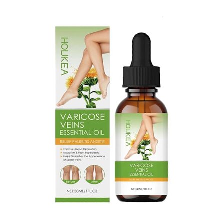 Houkea Benmassageolja och essentiell olja för ben hjälper till att lindra spända ben. Kroppsvårdsoljan är mild