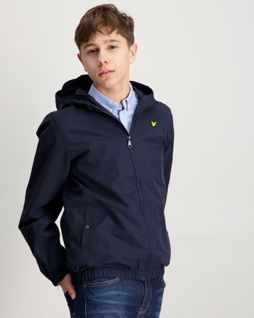 Lyle & Scott Zip Through Hooded Jacket Blau Jacken Jungen - Kids Brand Store