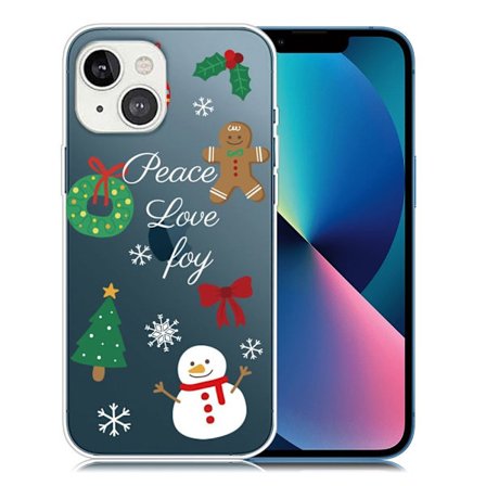 Julfodral till iPhone 13 Mini - Snögubbe