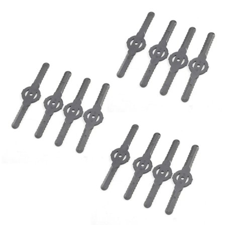 60 st Plast Grästrimmerblad Gräsklipparblad Sladdlös Trimmer Trädgårdsverktyg Gräsklippartrimmer