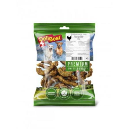 DeliBest Premium Kyllingnakker 250g, Hund, Hundesnacks