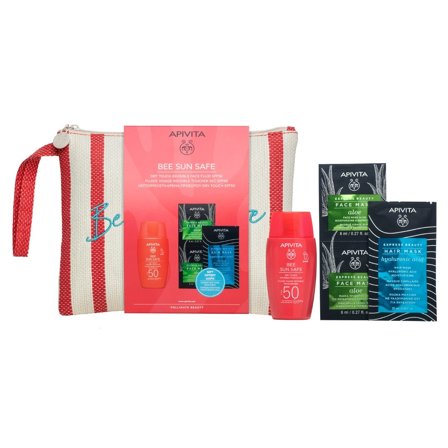 Apivita Bee Sun Safe Dry Touch Fluido Viso Invisibile SPF50 50ml