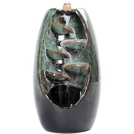 Keramiikka Vesiputosuihku Tikkupiipunpidike, Vesiputosuihku Takavirtaus Tikkupiipunpolttimet, Koristeet Tikkupiipunpolttimet