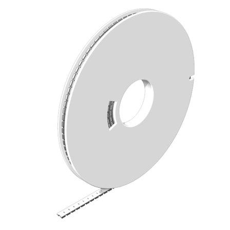 Weidmüller DEK 5/5 MM WS Merkkiholkki valkoinen, Liitäntätulpat & kaapelit