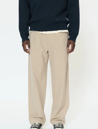 Matinique Machino Pleat Pants - Beige - 30