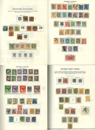 Skandinavien - Samling i 1 fortryksalbum - Stemplet