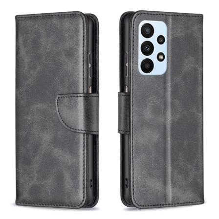 SKALO Samsung A23 5G Flip Cover m. pung i PU-læder - Sort Black