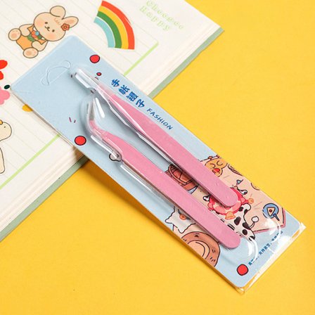 Antistatisk albue rett pinsett i rustfritt stål kakeform S