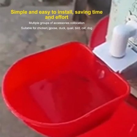 4 STK Drikkekopp Dispenser Vannkopp Drikke til Høne Kylling Husdyr -hg