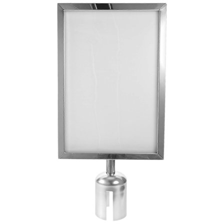 Stolpskylthållare Vertikal Utdragbar Bältesstolpe Porträttskylt Ram