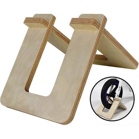 Balance cykelstativ, bærbart cykelstativ til børn, displaystativ passer til 10/12 tommer børnecykler indendørs udendørs rejse