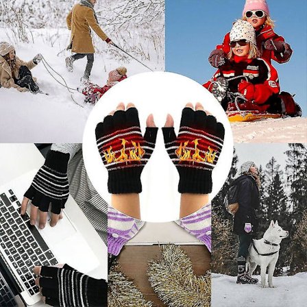 Ladattavat sähkölämpöhansikkaat, täydet ja puolihansikat, talven lämmitin