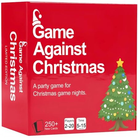 Game Against Christmas – Korttipeli aikuisille hauskoihin jouluiltoihin, 250+ korttia, nopea oppia, täydellinen joululahjaleikkiin, salainen 