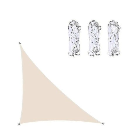 3x3x4,3m/4x4x5,7m/5x5x7,1m Vandtæt Solsejl Trekant til Have Terrasse Udendørs Markiser Baldakin-Xin