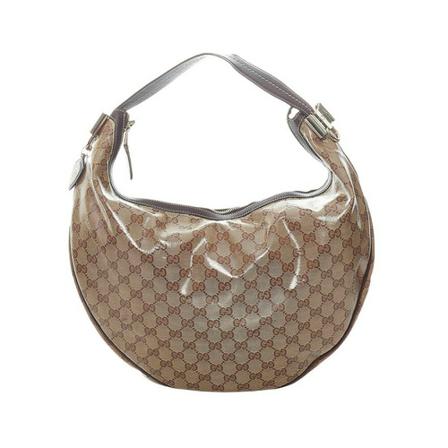 Gucci Vintage, Pre-owned GG Crystal Shoulder Bag Bruin, Dames, Maat:ONE Size