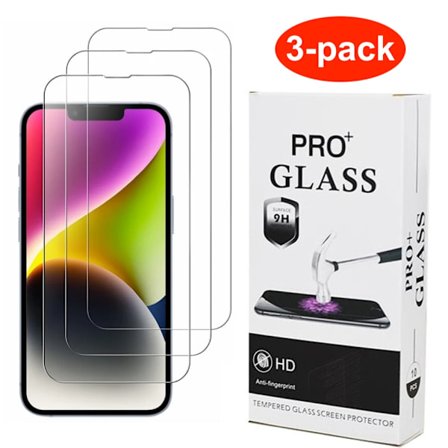 3 stk Herdet glass iPhone 13/13 PRO/14 - Skjermbeskyttelse