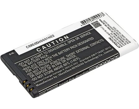 Batteri till SmartPhone, Mobil för Microsoft Lumia 550, RM-1127, Lumia 730 m.fl.