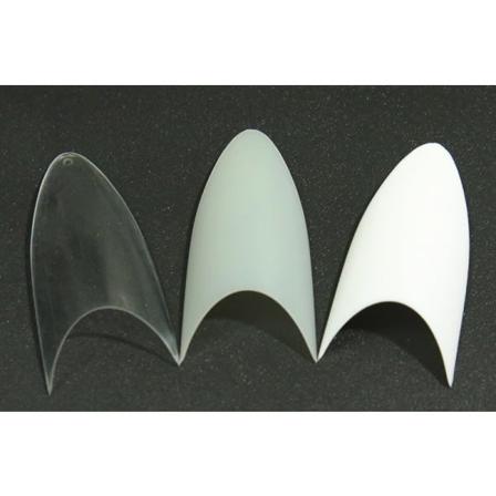IC 500st spissformede negltips, stiletttips, løsnegler, negltips, Transparent