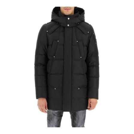 Moose Knuckles Down Jass , Zwart , Heren , Maat: XL Winterjassen